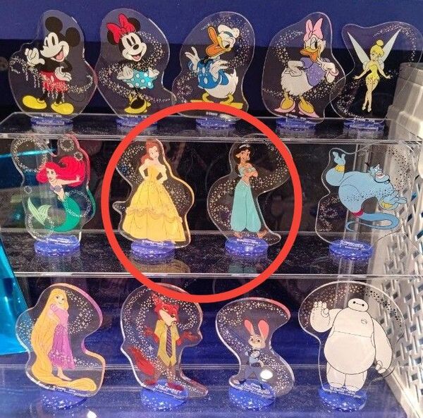 再値下げ【ディズニー】 「Disney THE MARKET」 限定 アクスタ アクリルスタンド ベル ジャスミン