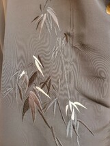 豪華刺繍 白×黒 羽織 着物コート 正絹 カーディガン 和風コート_画像4