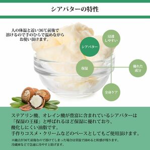 Prost Luxury Oil 未精製 シアバター 50g /スキンケア ボディケア ヘアケア 手作りコスメ ハンドクリーム Z30の画像4