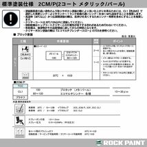 ロックペイント プロタッチ 調色 シトロエン KTV NOIR PERLA NERA　1kg（希釈済）Z26_画像9