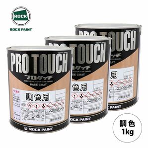 ロックペイント プロタッチ 調色 ルノー KPN GRIS TITANIUM(M) 1kg（希釈済）Z26の画像1