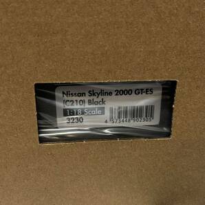 1/18 イグニッションモデル ニッサン スカイライン 2000 GT-ES C210 ブラック IG 3230 nissan skyline の画像6