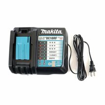 《L09157-L09159》Makita (マキタ) 18V6.0Ah純正バッテリー2個 急速充電器セット DC18RF / BL1860B 本体無し 美中古品 ◆_画像2