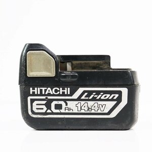 《L09150》HITACHI (日立工機) 14.4V 6.0Ah 純正 蓄電池 BSL1460 リチウムイオンバッテリー リチウムコイン電池 充電池 中古品◆