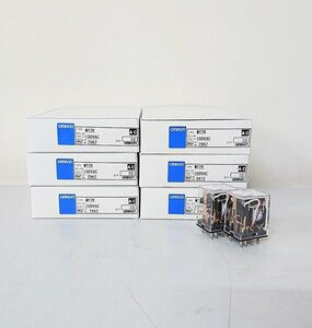 《D00488-D00493》 omron (オムロン) MY2K 100VAC ミニパワーリレー （6箱セット） 未使用品 ▼