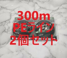 2個セット PEライン 300ｍ 0.8号 グレー 灰色 1円 四つ編み 4本編み 釣り糸 タイラバ ジギング 300メートル_画像3