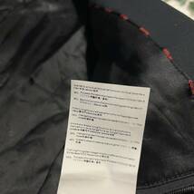 極上品 56 3XL 4L HUGO BOSS 赤タグ 高級 トレンチコート 大きいサイズ ブラック ロング丈 黒 スプリング 春 ベルト付き 近年モデル 美品 _画像9