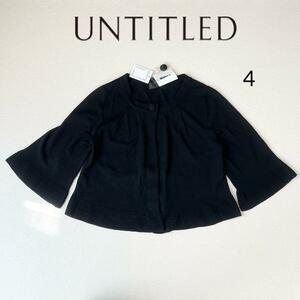  new goods UNTITLED Untitled cardigan black size 4 large size 