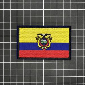 国旗　ベルクロワッペン　Ecuador・エクアドル