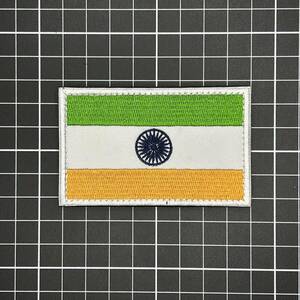 国旗　ベルクロワッペン　India・インド