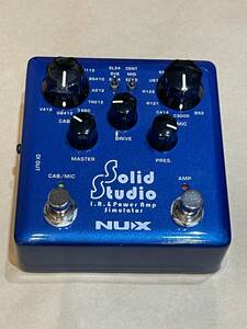 NUX Solid Studio IR パワーアンプシミュレーター　キャビネットシミュレーター