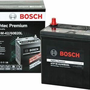【送料込7500から】BOSCH M42/60B20L Hightec Premium【アイドリングストップ車対応】の画像2