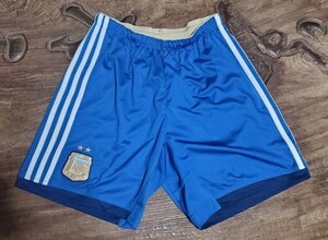 [送料無料] 2014年 ワールドカップ ブラジル大会 アルゼンチン代表 adidas ショーツ 検)FIFA WORLD CUP BRAZIL ARGENTINA MESSI メッシ