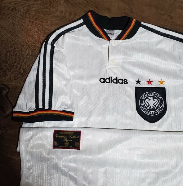 値下げ交渉 1996-1997年 ユーロ96 イングランド大会 ドイツ代表 adidas MADE IN ENGLAND 検) UEFA EURO WINNERS DFP GERMANY KLINSMANN Y2K