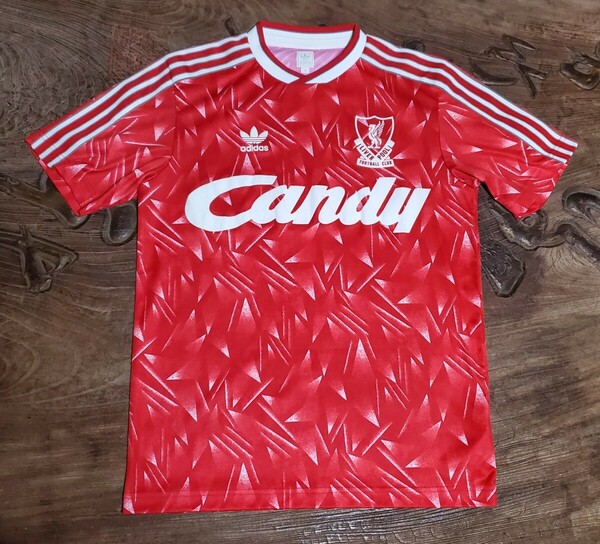 [値下げ交渉] リバプールFC 89-90-91型 復刻ユニフォーム adidas originals 検)1989 1990 1991 LFC LIVERPOOL Candy IAN RUSH オリジナルス