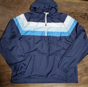 [ price cut negotiations ] LUZ e SOMBRA HALF ZIP PISTE TOP navy blue blue white XL size inspection ) loose isombla half Zip pi stereo top futsal FUTSAL