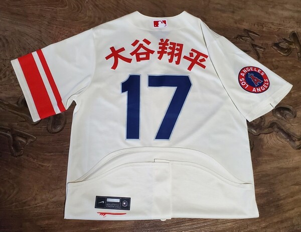 [値下げ交渉] Los Angeles Angels #17 大谷翔平 KANJI name NIKE City Connect Jersey 検)OHTANI Dodgers WBC エンゼルス シティ コネクト