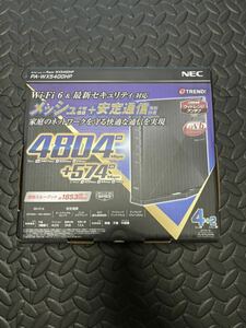 NEC Aterm Wi-Fiルーター 無線LANルーター (Wi-Fiルーター) Wi-Fi 6(ax)/ac/n/a/g/b 目安：〜4LDK/3階建　PA-WX5400HP 新生活　アパート