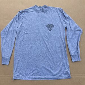 デッドストック　u.s.m.a 米軍実物　長袖　モックネックIPFU M士官学校　ロンT 長袖Tシャツ