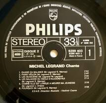 2LP☆ Michel Legrand / Chante Les Moulins De Mon Coeur / フランス盤 2枚組 Philips 6680 252 ミシェル・ルグラン Quand Ca Balance_画像5