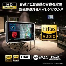 80,000円スタート！《新品NEW》ケンウッド KENWOOD カーナビ 彩速 9インチ MDV-M908HDL HDモデル 大画面 インダッシュ HDMI ハイレゾ音源_画像4