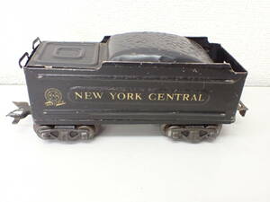 鉄道模型-15；石炭車 NEW YORK CENTRAL ブリキ 約243.7ｇ 長さ；約14.5ｃｍ ★