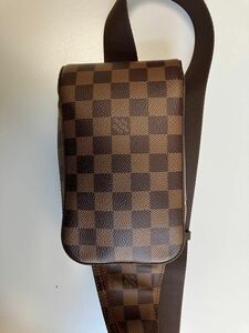 LOUIS VUITTON ルイヴィトン N51994 ダミエジェロニモス　ボデイバッグ ダブルファスナー　旧型　