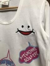 UP! SMILE アップスマイル 七分袖Tシャツクルーネック ベロを出したり引っ込めたり出来る面白いTシャツ_画像4