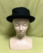 ニューヨークハットNEW YORK HATCO 黒 帽子USED_画像1