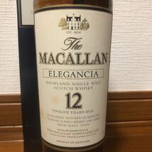 【 1000ml 】マッカラン 12年 エレガンシア MACALLAN ELEGANCIA オールドボトル 旧ボトル_画像4