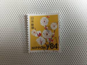 普通切手 1992- 平成切手 日本郵便株式会社発行 Ⅲ.2019年シリーズ (封書84円時期) 84円切手 ウメ 2019.8.20 単片 使用済 和文印 (25)