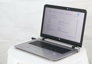 hp ProBook 470 G3 -　Core i5 6200U 2.30GHz 4GB ■現状品