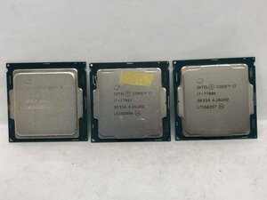 intel - CPU 計3枚セット まとめ売り i7-7700K 6700■現状品