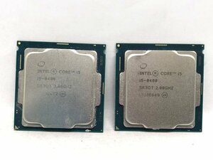 intel SR3QT CORE i5-8400 CPU 計2枚セット まとめ売り■現状品