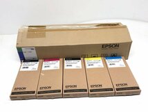 美品 EPSON - 純正インクカートリッジ 5個セット SC1C11 SC1Y11 SC1M11 SC1MB11 SC1BK11■未使用品_画像1