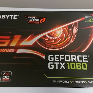 GIGABYTE GTX 1060 G1 Gaming 6GB GDDR5 GV-N1060G1 GAMING-6GD メモリ 動作確認済み GeForce AORUS ゲーミングPCの画像2