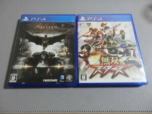 中古/無双☆スターズ　と　バットマン:アーカム・ナイト / PS4ソフト２本セット