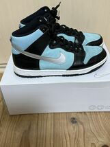 NIKE BY YOU DUNK HI ティファニー 　ティファニーブルー ダンク ナイキ 28.5cm US10.5_画像2