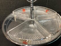 Noritake 食器セット グラス5個 スタンド付きトレイ1セット サラダボウル1個 オードブル皿回転スタンド付き1個　_画像8