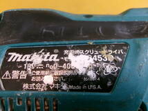 (D-1384)MAKITA 充電式スクリュードライバ 型番不明 動作未確認 現状品_画像3