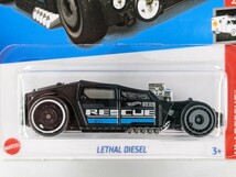 US版 ホットウィール リーサル ディーゼル レスキュー Hot Wheels Lethal diesel HW Rescue L2593 HCT84_画像2