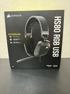 Corsair hs80 rgb usbゲーミングヘッドセット ヘッドホン 保証24.10/11迄