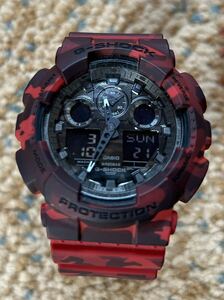 CASIO カシオ G-SHOCK Gショック GA-100CM 迷彩BABYMETAL ベビーメタル柄 デジタルアナログ 腕時計