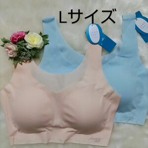 L◆トリンプ◆スロギー　ゼロフィール◆ベーシック　ハーフトップ◆ブラジャー◆２枚