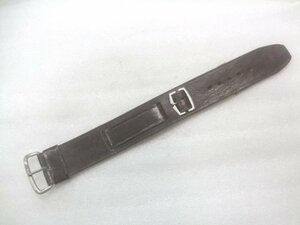 デッドストック未使用財規品戦前戦後二重軍用並型腕時計男パリス管通しベルト1本　Z550