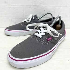 1408◎ VANS authentic バンズ オーセンティック 靴 シューズ スニーカー ローカット フラット ソール グレー レディース24.0