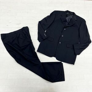 1406◎ Yohji Yamamoto D'URBAN A.A.R ヨウジヤマモト ダーバン アール スーツ シングル ジャケット スラックス ブラック メンズAL