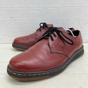 1378◎ Dr.Martens ドクターマーチン 靴 シューズ ウォーキング オックスフォード フラットソール ブラウン メンズUK9