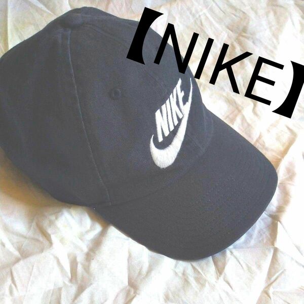 NIKE【ナイキ】 キャップ ヴィンテージネイビーコットン１００％ 帽子