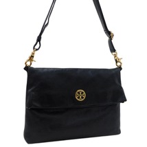 1円 ■ 美品 トリーバーチ ショルダーバッグ ブラック系 レザー ロビンソン お洒落 TORY BURCH ■E.Bii.hP-26_画像1